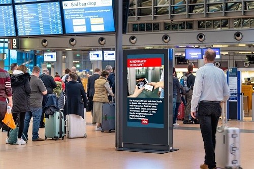 Digital Out-of-Home am Flughafen