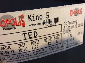 Kinowerbung Kinopolis Freiberg