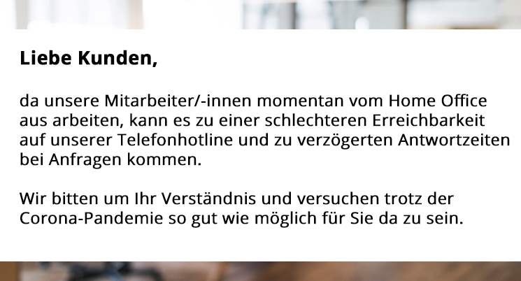 Erreichbarkeit crossvertise