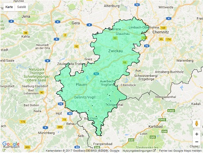 Radiowerbung Sendegebiet Energy Zwickau