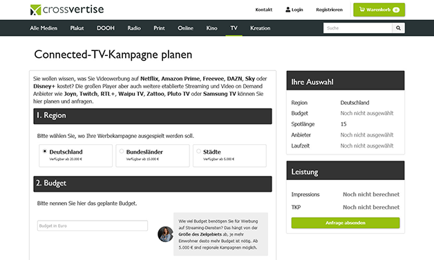 Das Bild für Erster Planer für Connected TV in Deutschland