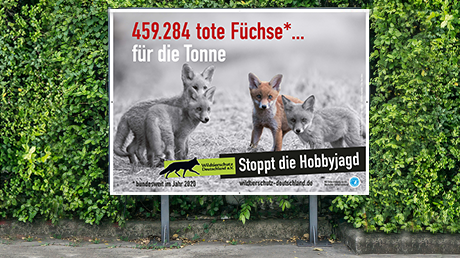Wildtierschutz-Deutschland.de – Plakatkampagnen in Mainz und Potsdam zur Abschaffung der Hobbyjagd