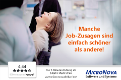 MicroNova AG – Manche Job-Zusagen sind einfach schöner als andere!